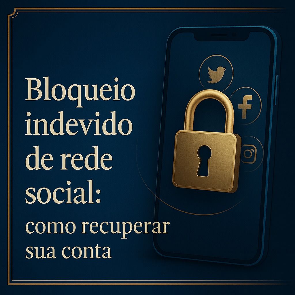 Bloqueio indevido de redes sociais